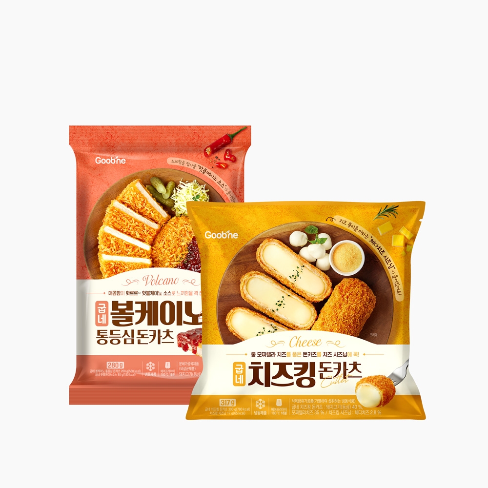 굽네 돈카츠 2종 2팩 골라담기