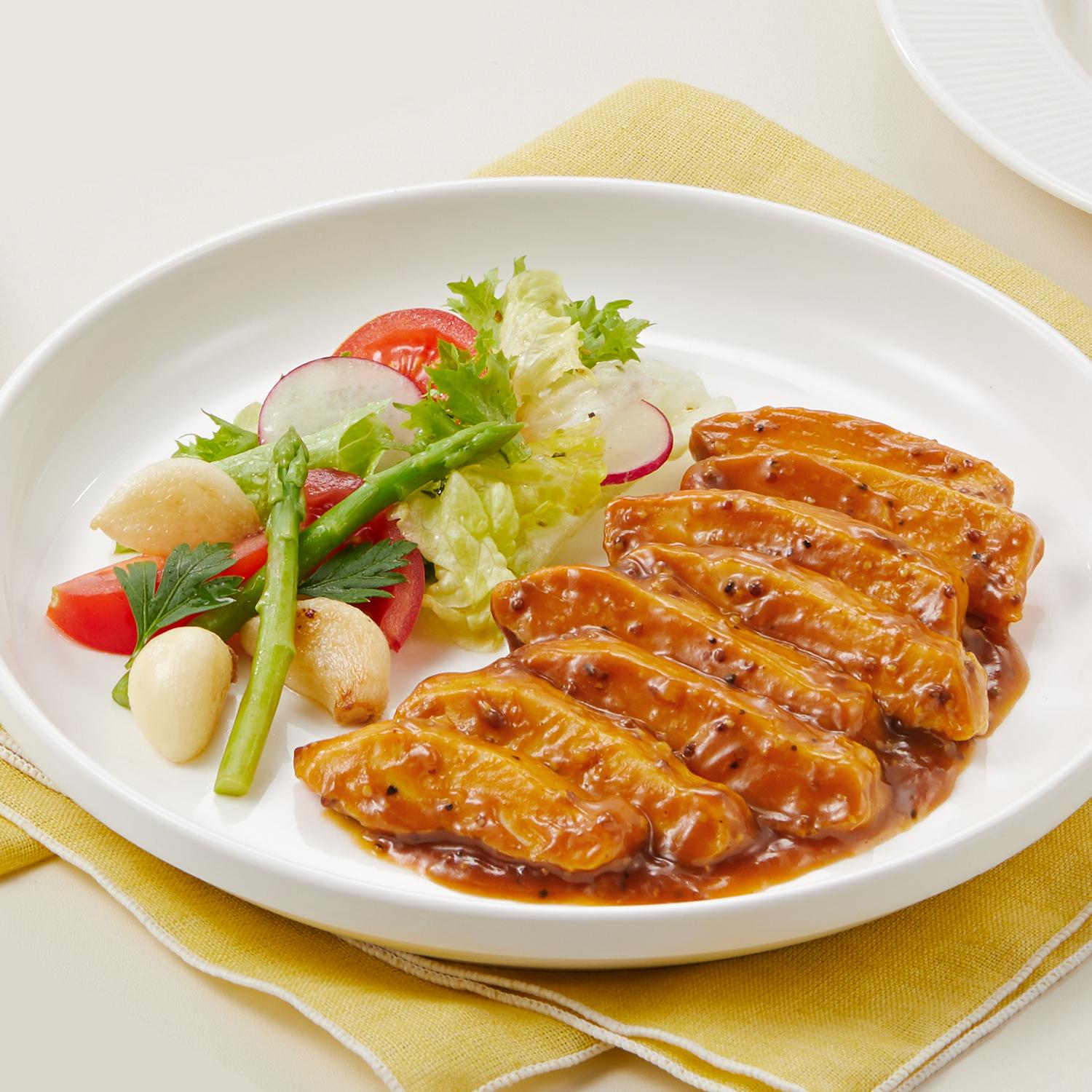 소스가 맛있는 닭가슴살 슬라이스 데미갈릭페퍼 3/5/10팩