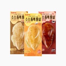 [체험팩] 굽네 소스듬뿍통살 3종 6팩