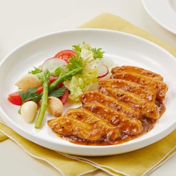 [1팩] 소스가 맛있는 닭가슴살 슬라이스 데미갈릭페퍼